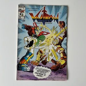 Voltron Defender of the Universe #3 Modern Comics 1985 Transformers Vintage